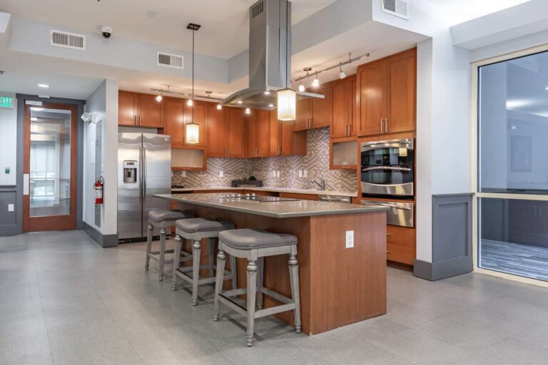 Trinity Commons apartments & lofts in Durham resident exclusive kitchen.