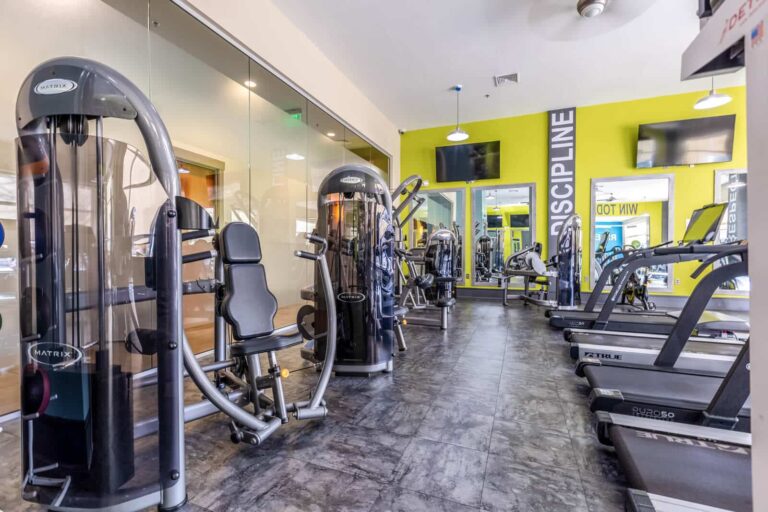 Get your heart pumping at the new weight room at our apartments in Durham.