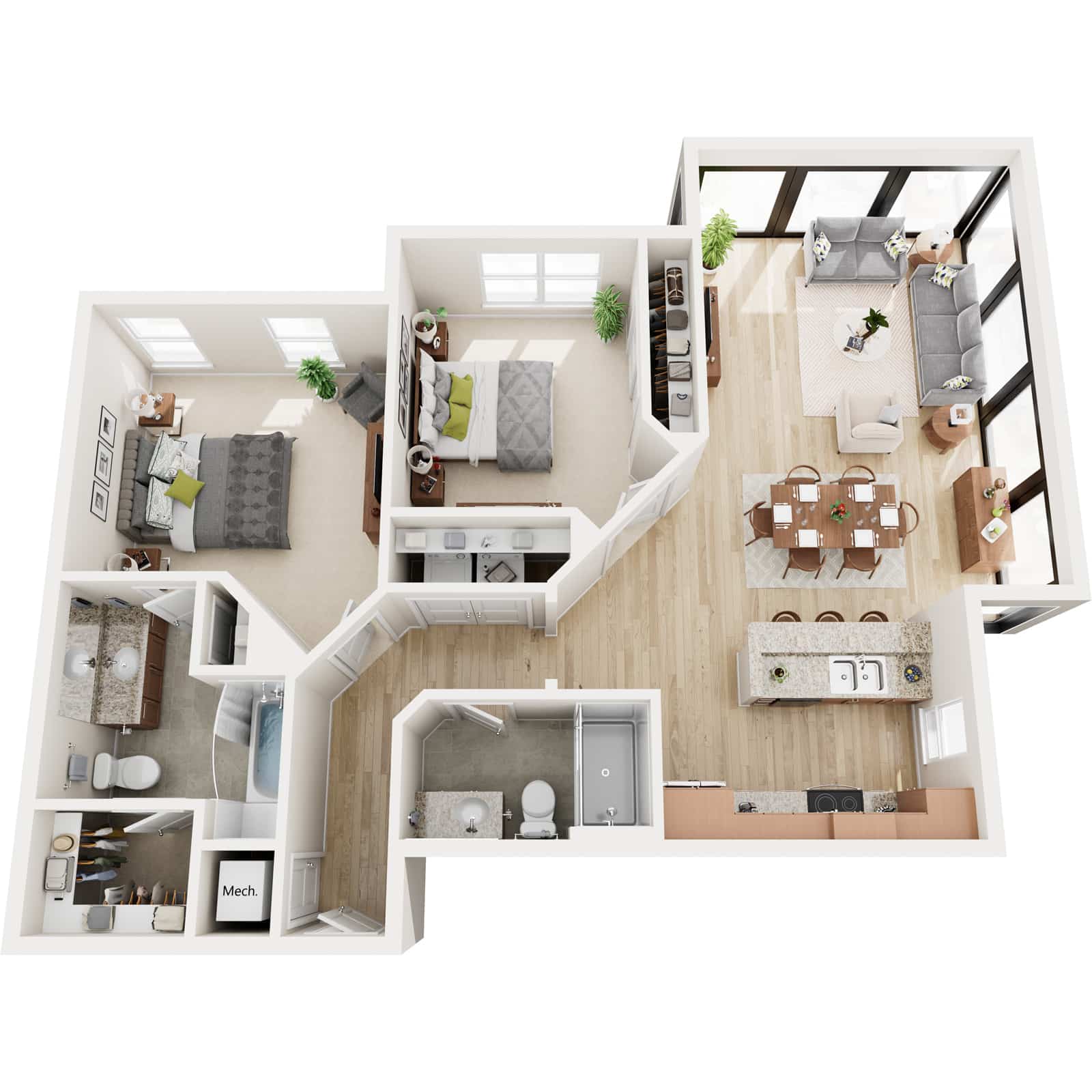 C2-3 Floor Plan