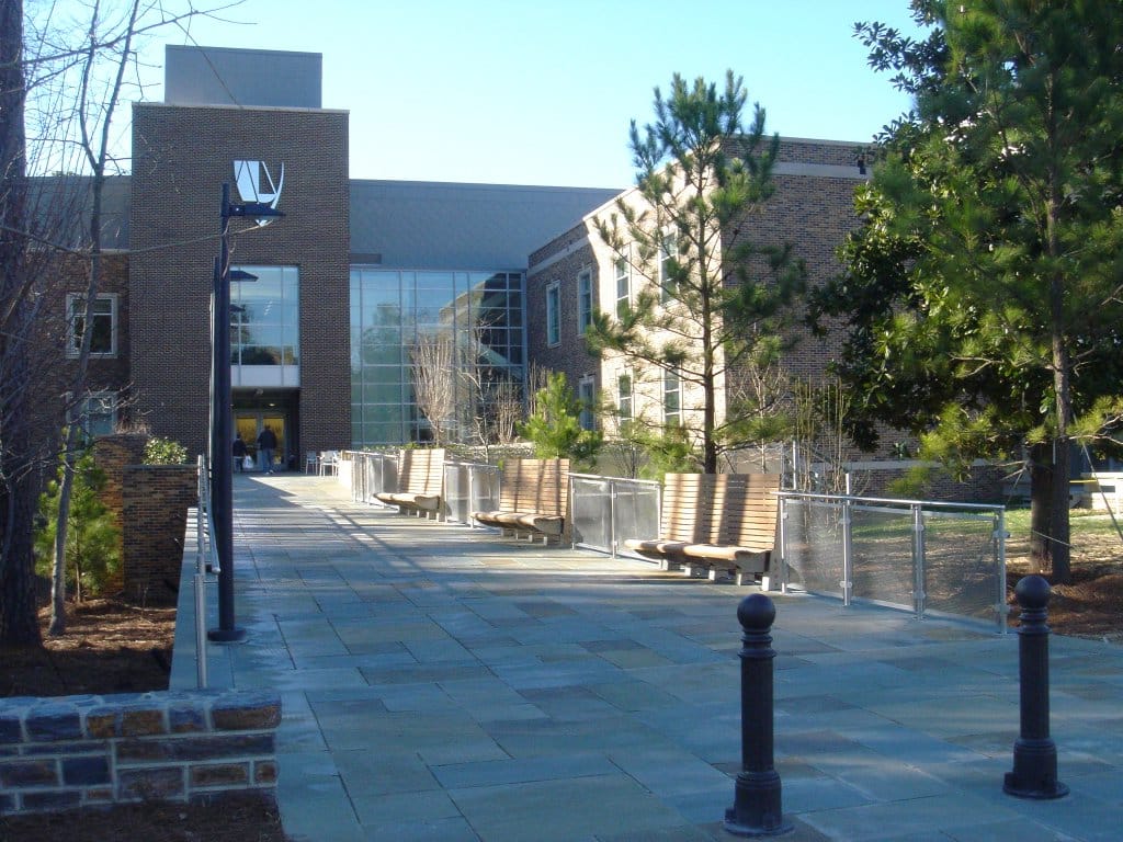 Duke school of law outdoors